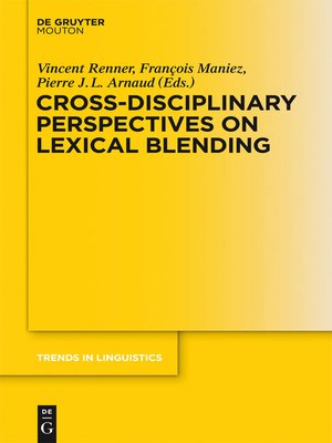 cover image of Cross-Disciplinary Perspectives on Lexical Blending